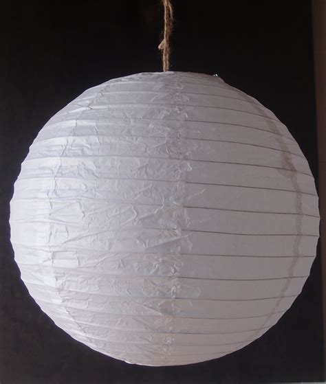 24" WHITE Paper Lanterns, Wedding Lanterns