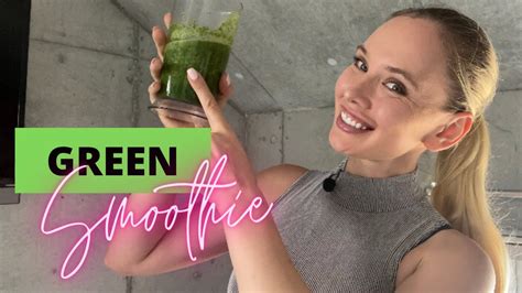 GREEN SMOOTHIE. Quick and easy recipe. - YouTube