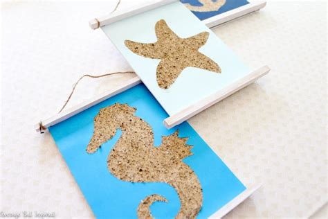 DIY Sandy Shapes Wall Art