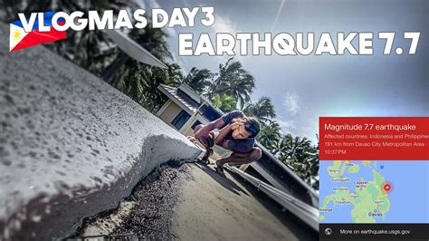 🎄 EARTHQUAKE Hit Mindanao Hard Last Night 🇵🇭 PHILIPPINES VLOGMAS Day 3 - YouTube