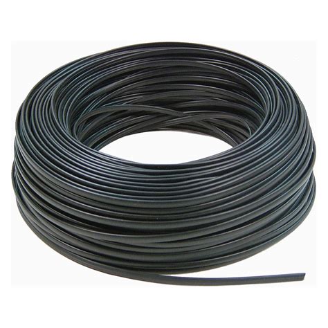 Coil Telephone Cable Flexible Black 4-Wire (100m) - Cablematic