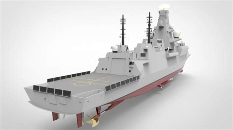 3D model Frigate Type 0 VR / AR / low-poly | CGTrader