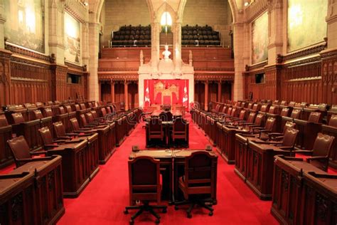 The Senate Chamber, Ottawa. Stock Photo - Image of ottawa, senate: 2960370