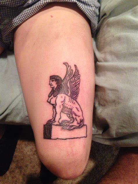 Sphinx tattoo on Weldon | Tattoo of the sphinx on Weldon Hog… | Flickr