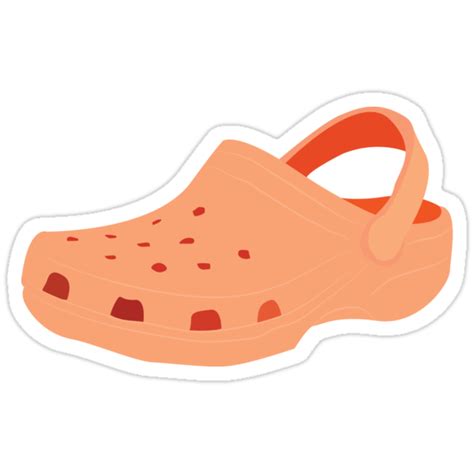 "Orange Croc" Stickers by kndll | Redbubble