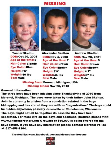 Missing persons with a Wisconsin Connection To assist with Amber Alerts ...