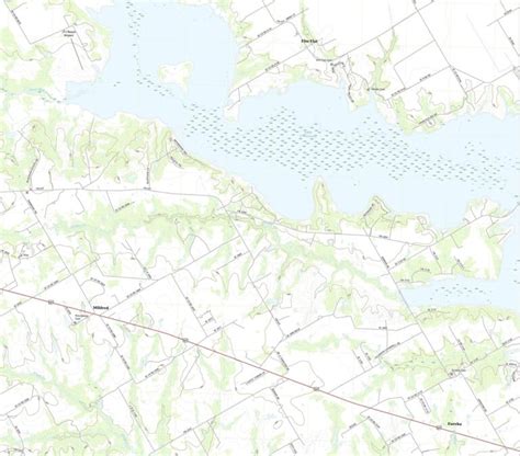 3D Topographic Map of Texas - WhiteClouds