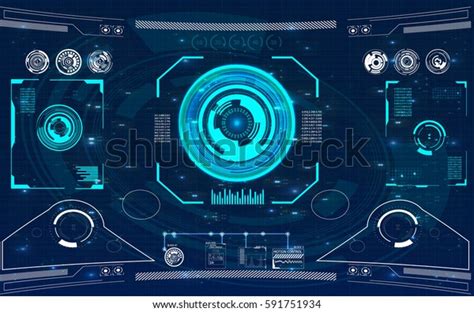 Radar Screen Vector Illustration Your Design Stock Vector (Royalty Free ...