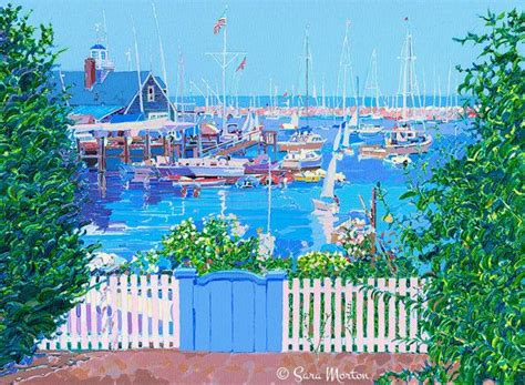 Painting of Rockport Massachusetts Harbor Inlet in Bearskin | Etsy ...