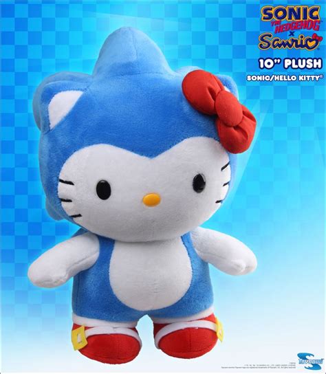 Buy Merchandise Sonic X Sanrio Sonic & Hello Kitty 10 inch Deluxe Plush | Hello kitty, Pink ...