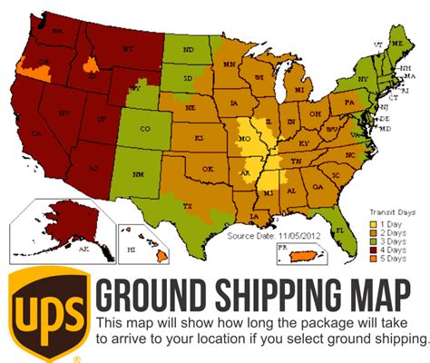 UPS Zone Map - Semo Imprints