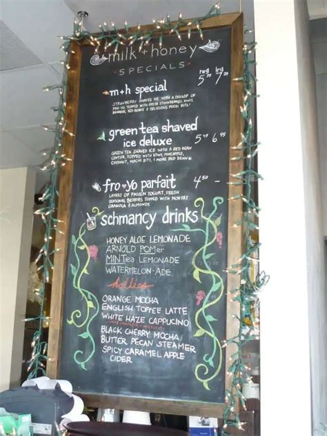 Milk & Honey Menu, Menu for Milk & Honey, Costa Mesa, Orange County - Urbanspoon/Zomato