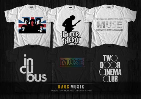 Desain Kaos Musik - Kabar Kaos