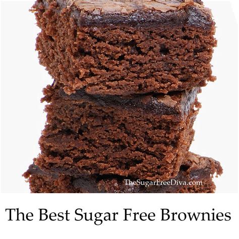 This is the recipe for the best Sugar Free Chocolate Brownies