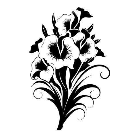 Instant Download SVG, PNG, DXF Files: Calla Lily Bouquet for Cricut, Silhouette, Laser Machines