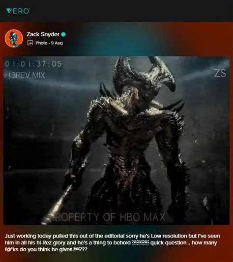 Zack Snyder Unveils His New Steppenwolf Design|Entertainment