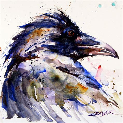 Raven Bird Painting at PaintingValley.com | Explore collection of Raven ...