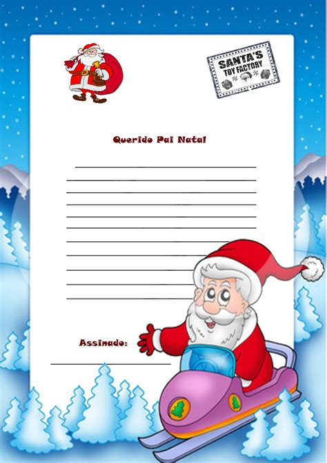 Pintar é divertido - Desenhos para colorir: Carta ao Pai Natal