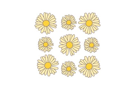 Daisy Pattern SVG Cut file by Creative Fabrica Crafts · Creative Fabrica