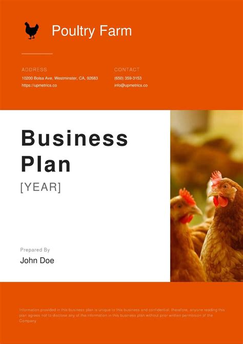 Poultry farming business plan example by upmetrics - Issuu