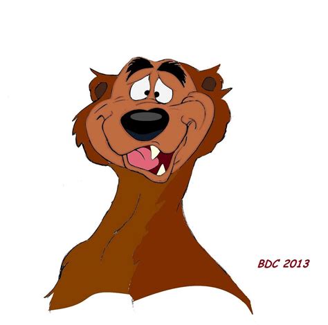 Disney_Humphrey the Bear_Brown Study by BecDeCorbin on deviantART