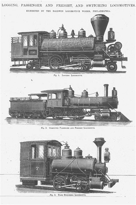 Steam Locomotives of Different Types (Image) | Expositions, where the ...