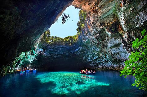 Melissani Cave, Kefalonia, Greece