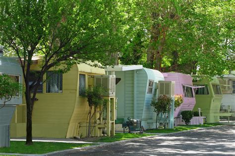 I could be trailer trash in this mobile home park REAL eas… | Flickr