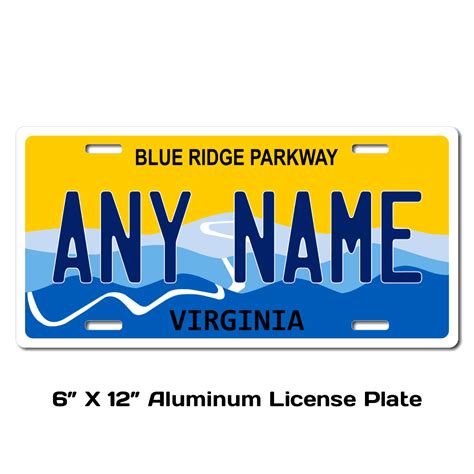 Virginia Replica State License Plate for Bikes, Bicycles, ATVs, Cart ...