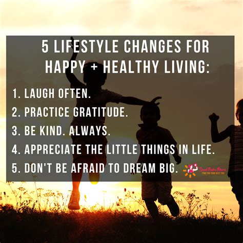 5 Lifestyle changes for Happy + Healthy living... | Healthy happy, Practice gratitude, Lifestyle ...