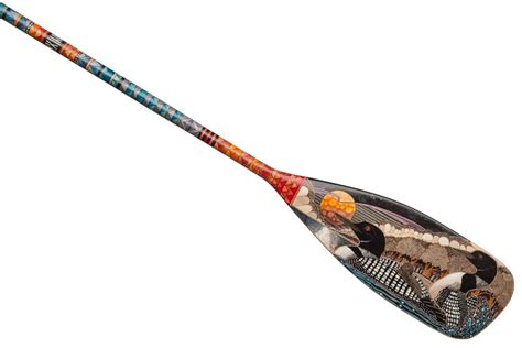 Hand painted canoe paddle #22 by John Doherty Painted Oars Paddles, Paddles And Oars, Ontario ...