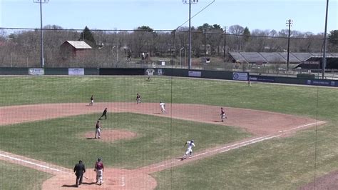 UMass Boston Baseball vs. Eastern Connecticut St. U Game One Highlights (4/12/15) - YouTube