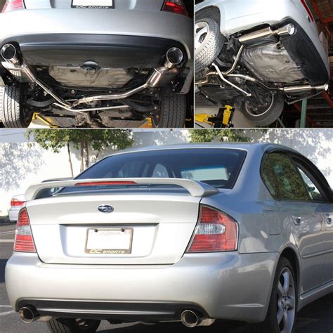 Torxe™ - Subaru Legacy 2008 Stainless Steel Cat-Back Exhaust System with Split Rear Exit