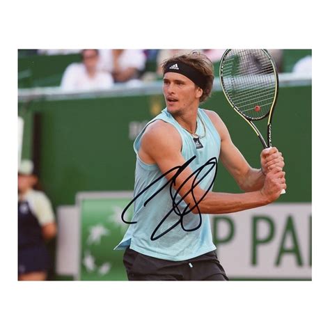 Signed Autograph ZVEREV Alexander - All-Autographes.com