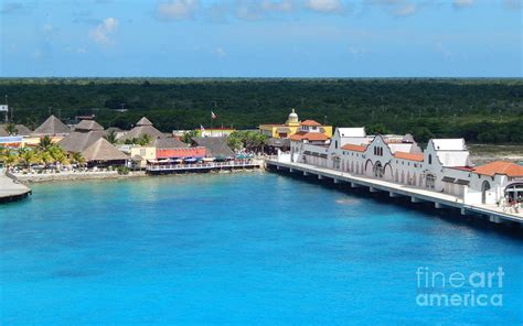 Port Of Puerta Maya Cozumel Mexico In The Yucatan Photograph by Michael Hoard