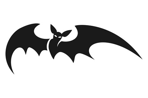 Bat Black Silhouette. Scary Halloween Ho Graphic by vectortatu ...