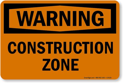 Printable Construction Zone Signs