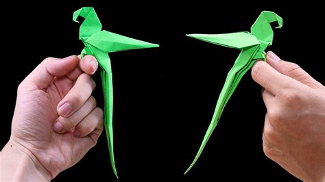 Hard Origami 😱 How to make Origami Parrot 🐦 Can you make it ? - YouTube