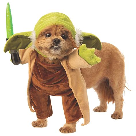 Star Wars Walking Yoda with Lightsaber Dog Co... | BaxterBoo