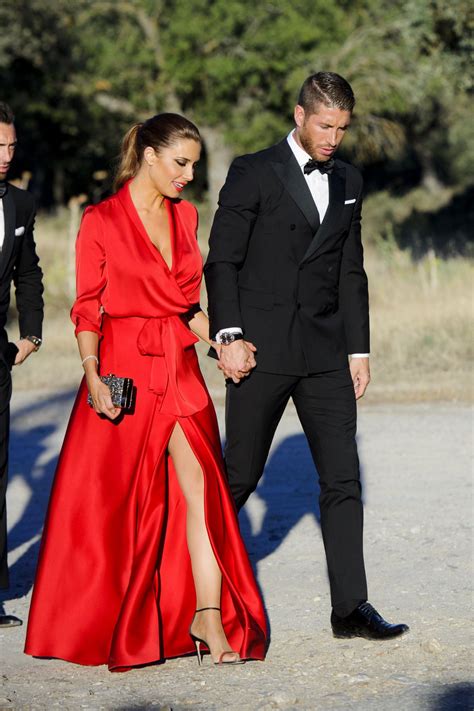 PILAR RUBIO and Sergio Ramos at a Friends Wedding – HawtCelebs