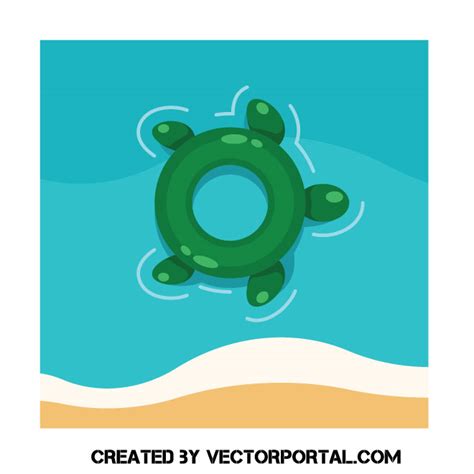 Sea turtle Royalty Free Stock Vector Clip Art