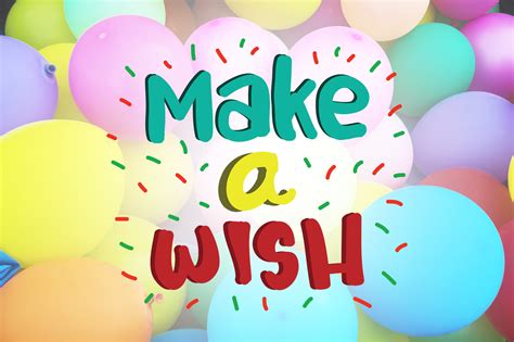 Make a Wish Birthday Quotes Graphic by wienscollection · Creative Fabrica