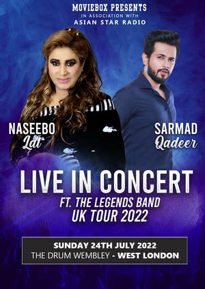 West London - Naseebo Lal & Sarmad Qadeer - Live in Concert - TheTicketCube.Com - Tickets