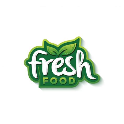 Premium Vector | Fresh food typography logo design premium vector ...