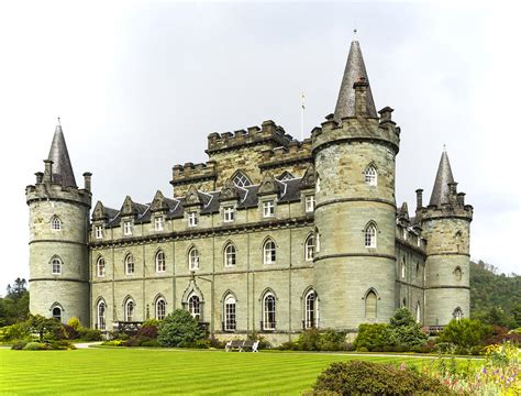 Inveraray Castle, Inveraray, Argyle, Scotland. 28th August 2015 Photograph by John Paul Cullen ...