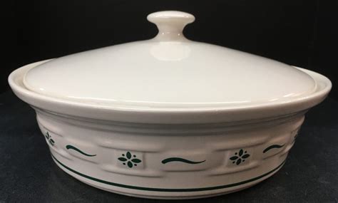 Longaberger Woven Traditions Heritage Green 2 Quart Casserole Dish