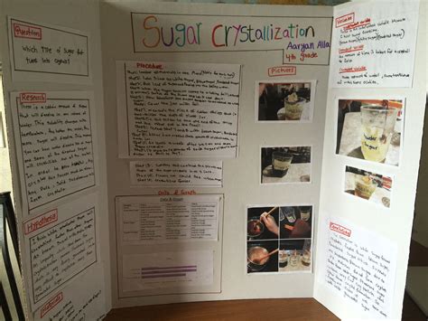 Sugar Crystalization Science Project