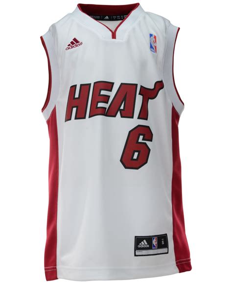 Lyst - Adidas Boys' Lebron James Miami Heat Nickname Replica Jersey in White for Men