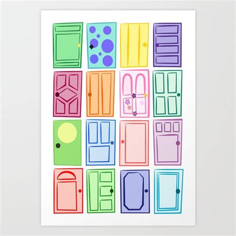 Monster Inc Doors Printable