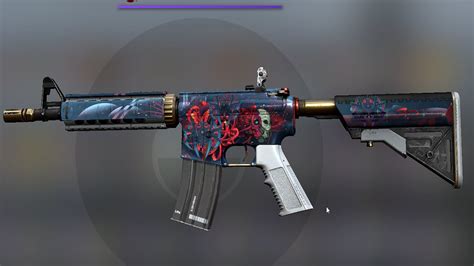 CSGO: M4A4 | Spider Lily (FN) Sticker Combo / Craft; 3x Mastermind (Holo) + 1x Combine Helmet ...